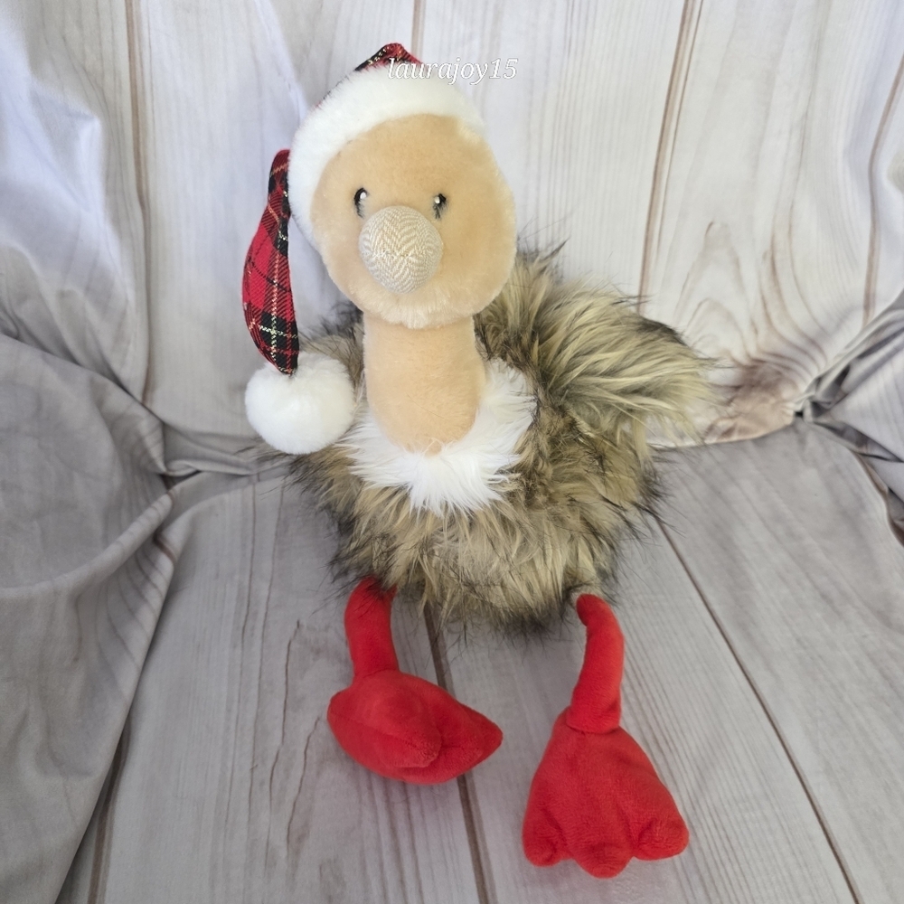 Pier 1 Savanna Ostrich Christmas Holiday Plush Shelf Sitter 20 Inch 2019